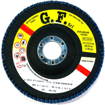 Диск лепестковый конический 125х22.23 Steel and Inox GF Z 60_Globe SOLUT|